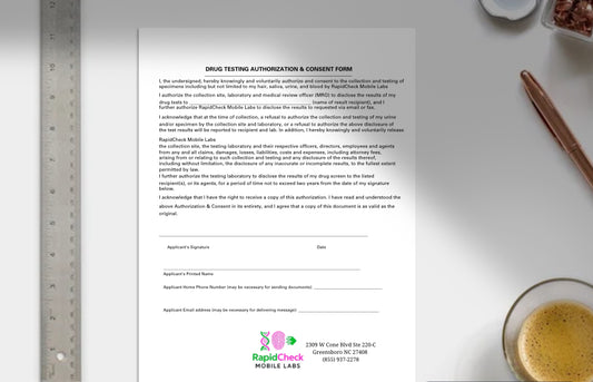 Essential Editable Consent Forms for DNA, STD, Pregnancy & Drug Testing