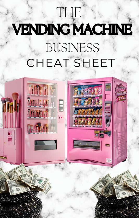 Ultimate Vending Machine Cheat Sheet